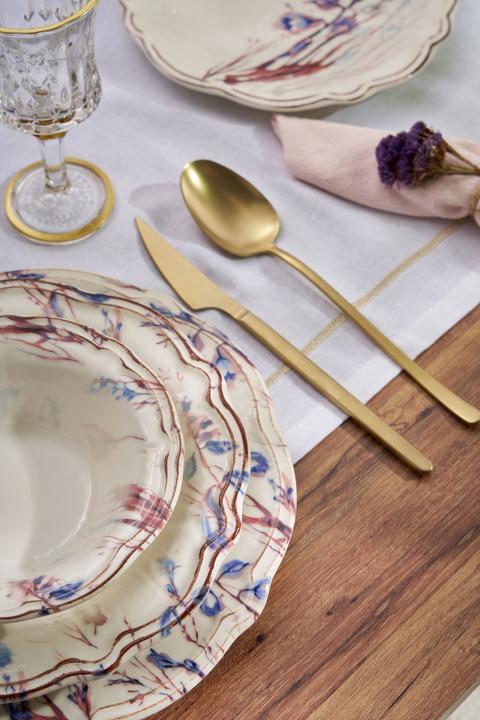 Produktbild Hermia Violet Leaf Dinner Set 24 Pieces (24 Stk.)