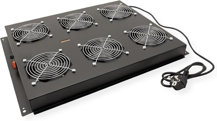 Produktbild Roline 19-inch roof ventilation unit 6 fans ON/OFF for server cabinet black