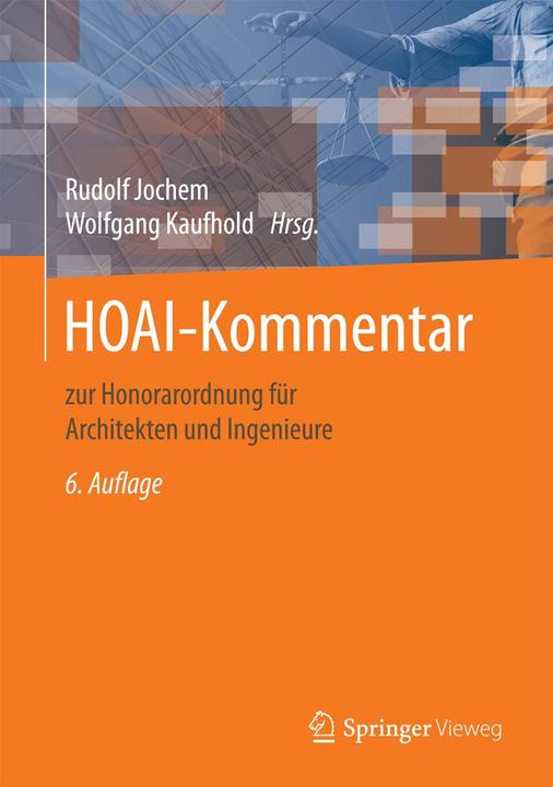 Produktbild HOAI-Kommentar (Deutsch, Rudolf Jochem, Wolfgang Kaufhold, 2016)
