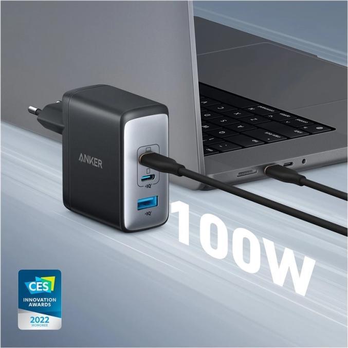 Actual product image Anker 3-Port USB C Wall Charger, EU (100 W)