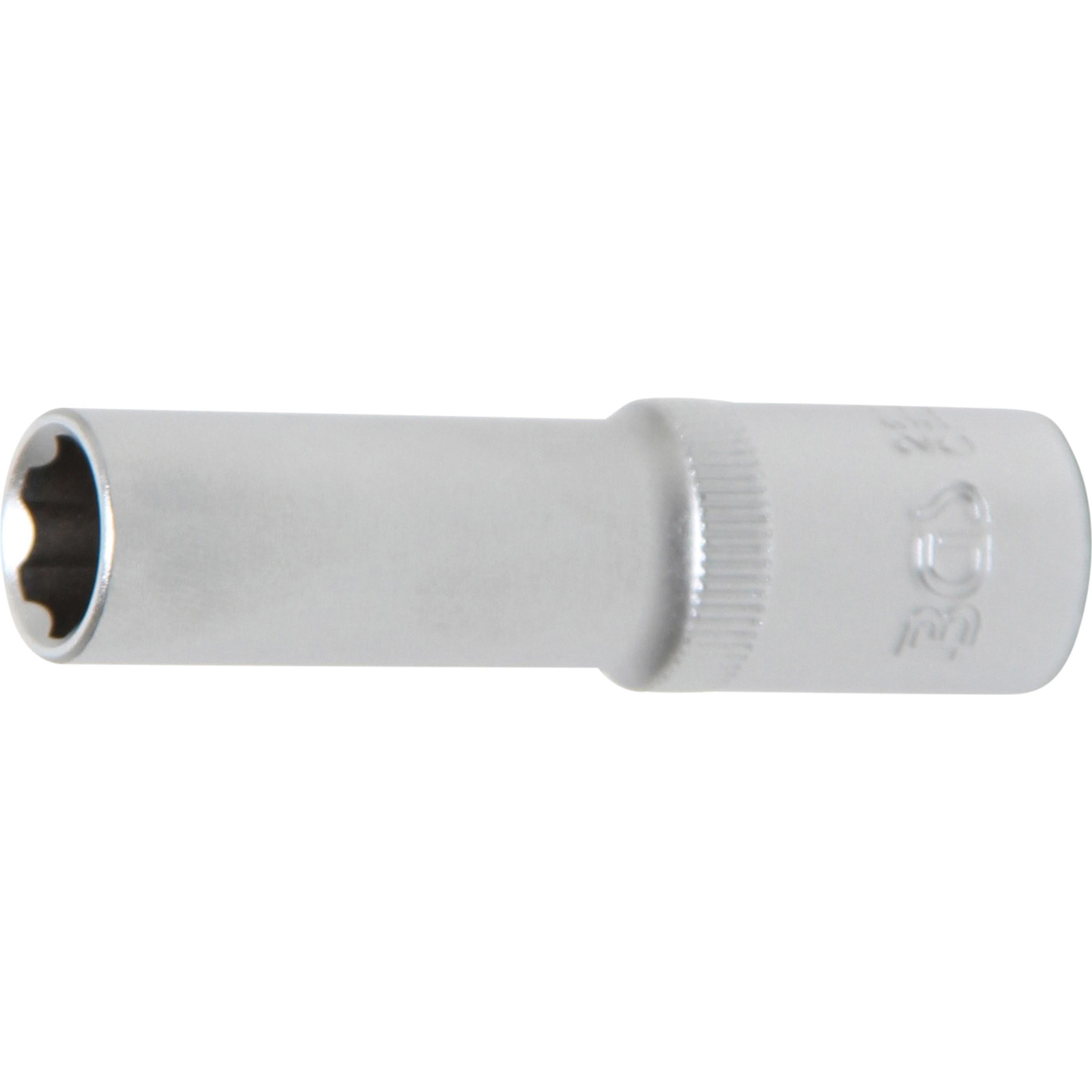BGS, Steckschlüssel + Stecknuss, Steckschlüssel-Einsatz Super Lock, tief Antrieb Innenvierkant 10 mm (3/8") SW 10 mm (10...