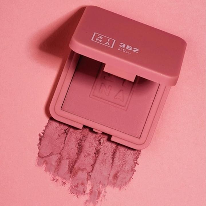 Produktbild 3INA MAKEUP The Blush 362 Pink Powder Blush Natural Silky Finish Luminous Pressed Mineral Powder Che (362 - Rosa)