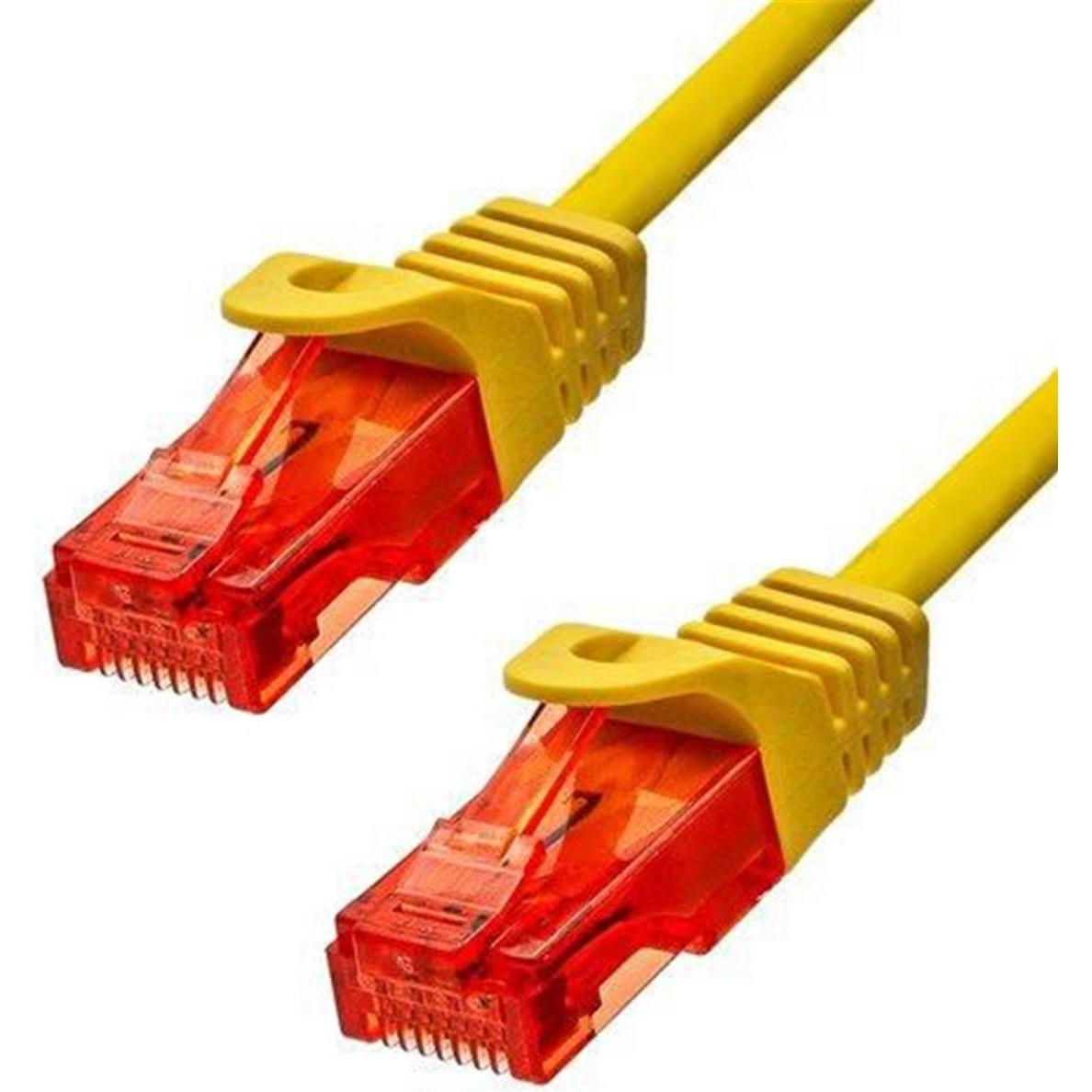 ProXtend U/UTP CAT6 LSZH AWG 24 CU Yellow 30CM (U/UTP, CAT6, 0.30 m), Netzwerkkabel
