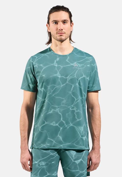 Produktbild Odlo T-shirt crew neck s/s ZEROWEIGHT CHILL-TEC PRINT (M)