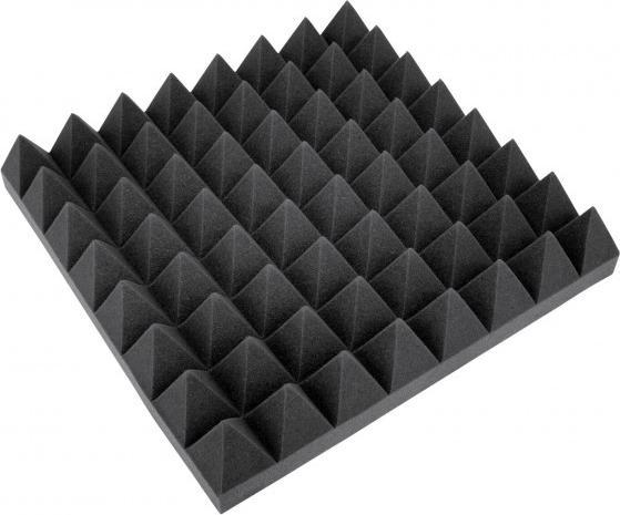 Omnitronic acoustic foam pyramid 100mm, 50x50cm