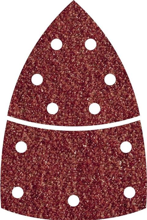 Produktbild wolfcraft 10 Haft-Schleifblätter 2-tlg Korund K120 (120)