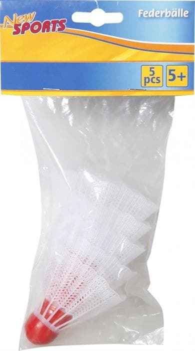 Produktbild New Sports 6 Federbälle weiss