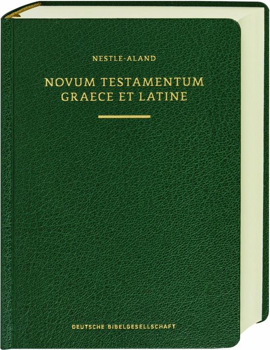 Produktbild Novum Testamentum Graece et Latine (Nestle-Aland) (Deutsch, Barbara Aland, Institut für Neutestamentliche Textforschung, Kurt Aland, Münster, 2014)