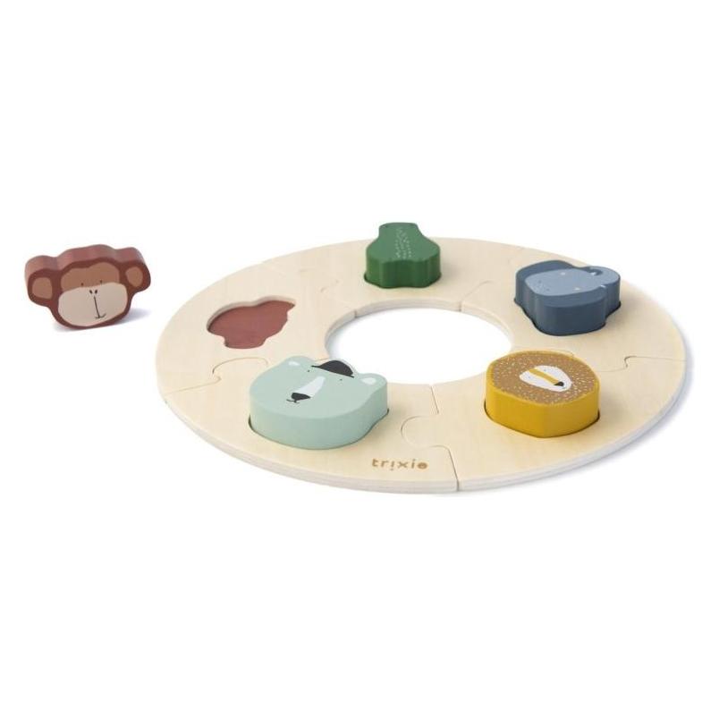 Trixie Baby Houten Ronde Puzzel