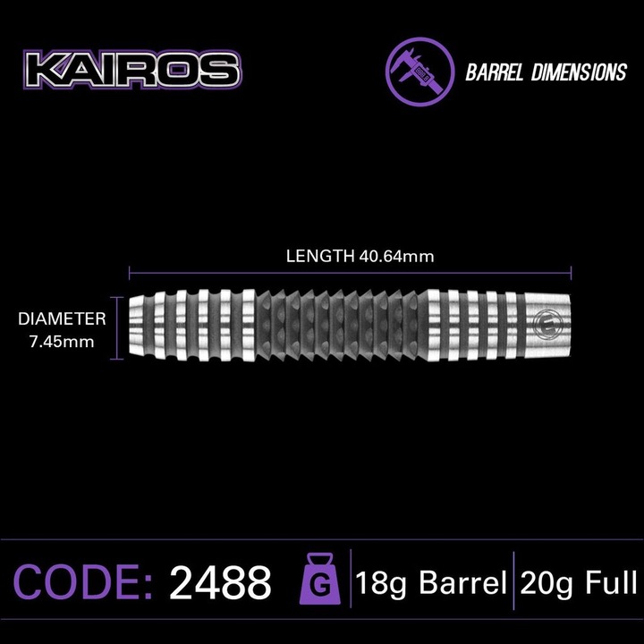 Actual product image Winmau Kairos 1 Softtip (20 g)