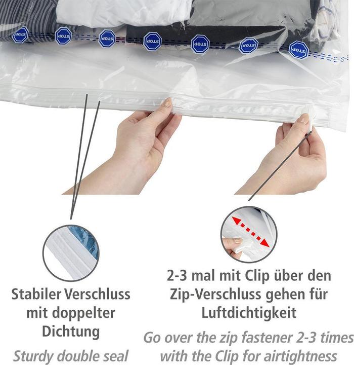 Image du produit Wenko Sac à vêtements peu encombrant