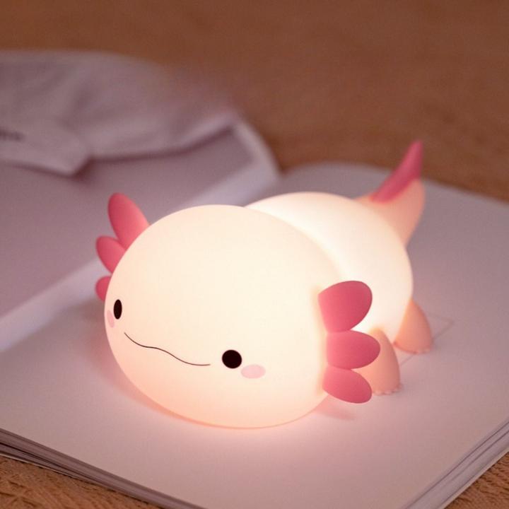 Produktbild Hermex LED-Axolotl-Nachtlicht Tischleuchte