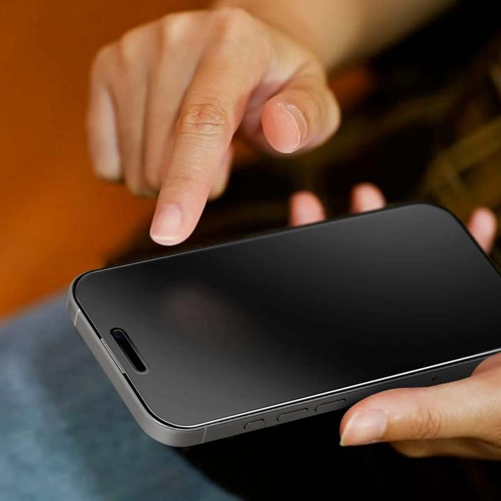 Actual product image Crong EasyShield 2-Pack - iPhone 15 Pro Max armoured glass (2 pieces) (2 pcs., Apple iPhone 15 Pro Max)