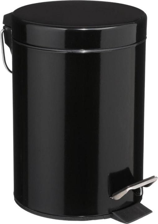 Actual product image 5Five Pedal bin in black metal - 3 litres (3 l)