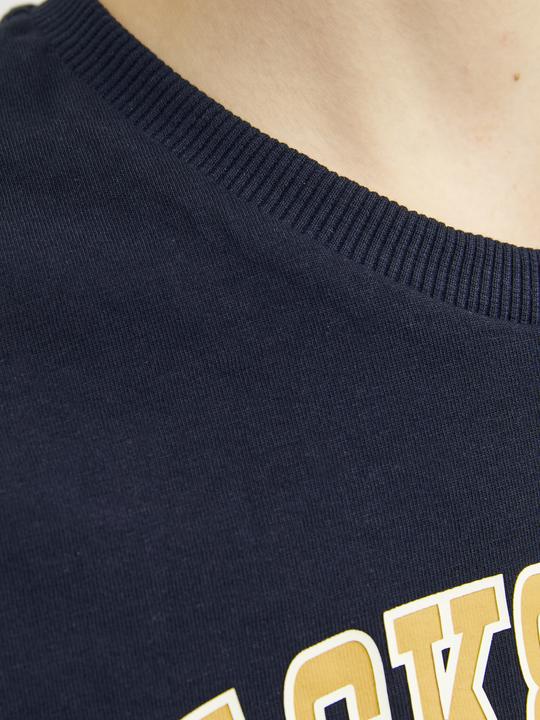Actual product image Jack & Jones Jjecaleb Varsity Tee Ss O-Neck Sn Mni (116)