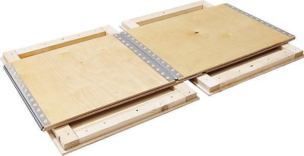 Produktbild eurokraft basic Faltkiste aus Sperrholz ECONOMY (1 x)