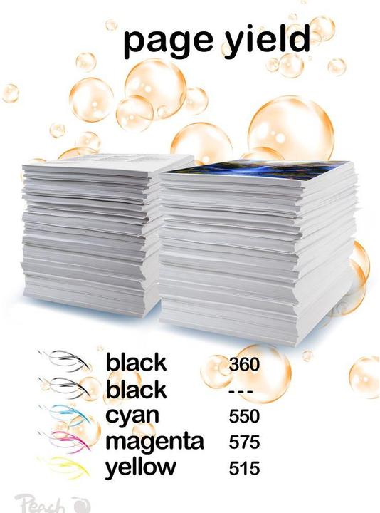 Produktbild Peach Tinte PGI-520/CLI-521 Multi-Pack Black/Cyan/Magenta/Yellow (BK, C, M, Y)