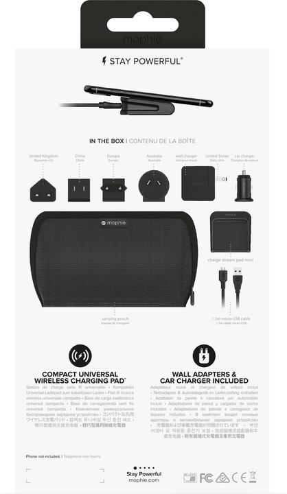 Actual product image mophie Charge Stream Global (10 W)
