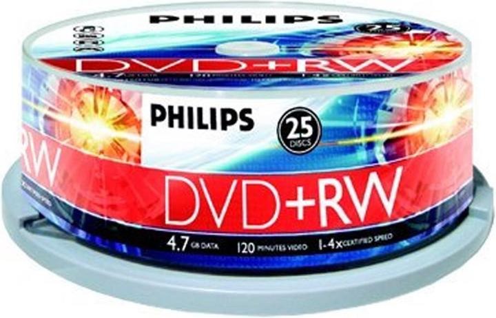 Image du produit Philips DVD+RW 4.7 GB (25x)