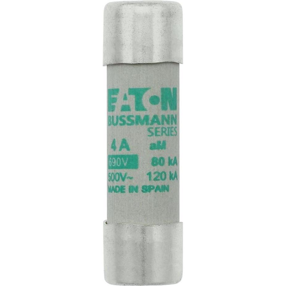 10x Bussmann, Sicherung, CYLINDRICAL FUSE 14 x 51 4A AM 690V AC (Feinsicherung, 4 A)