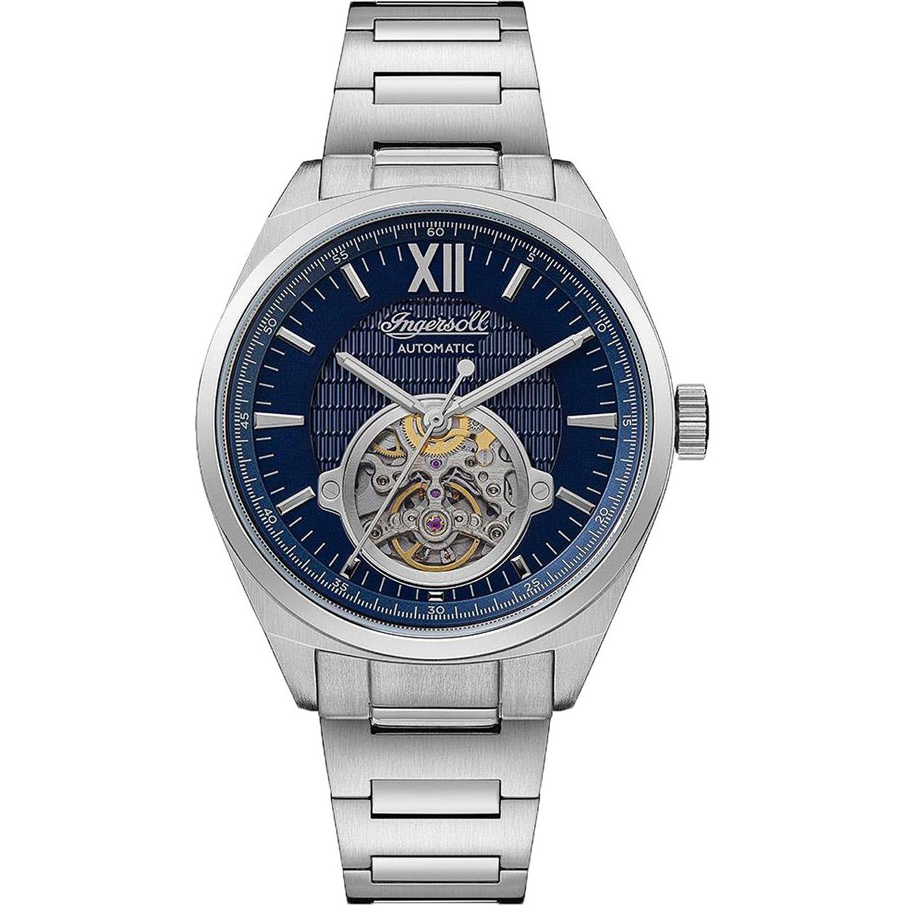 Ingersoll 1892, Armbanduhr, The Shelby, Silber, (Analoguhr, 44 mm)