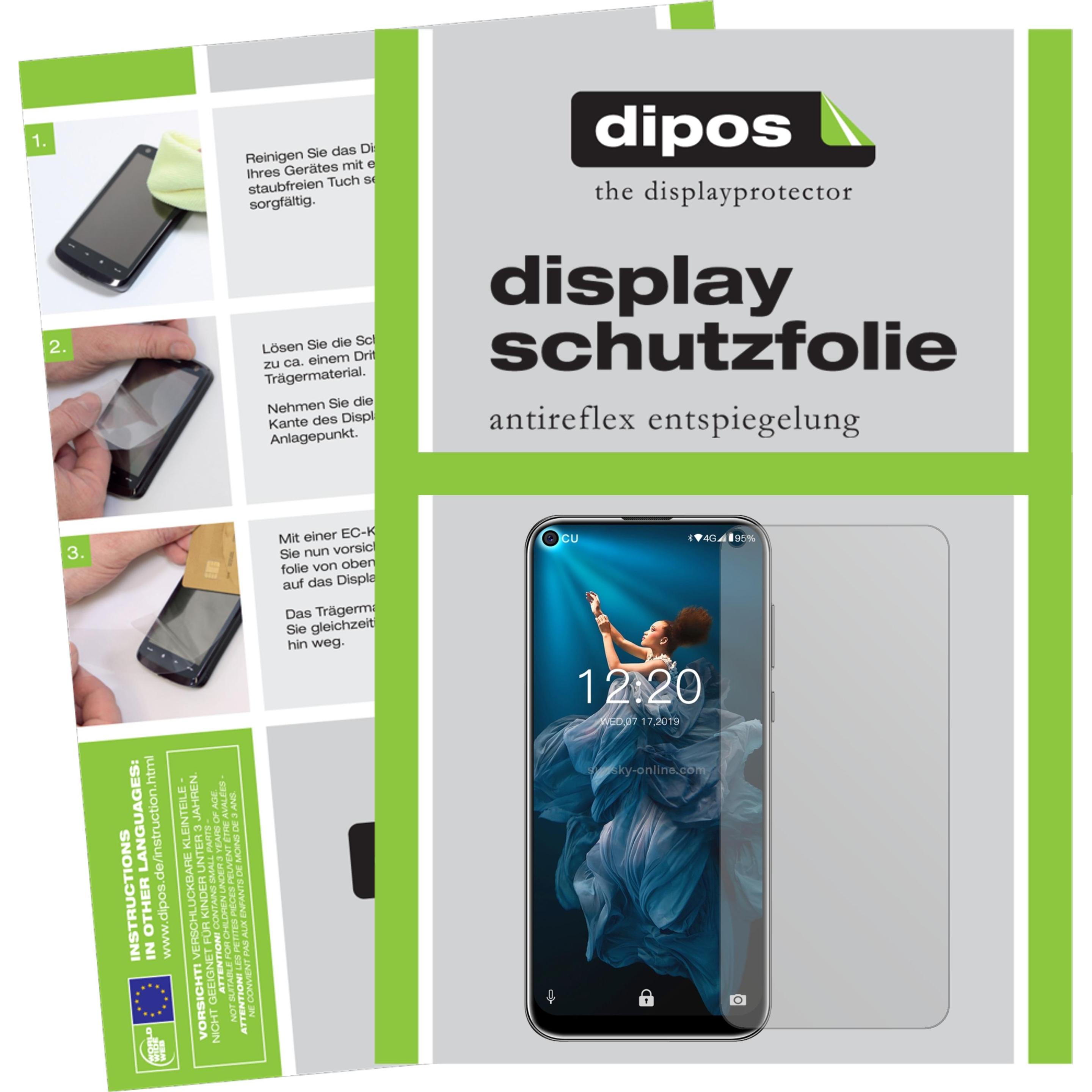 Dipos Displayschutzfolie Antireflex (6 Stück, Oukitel C17 Pro), Smartphone Schutzfolie, Transparent