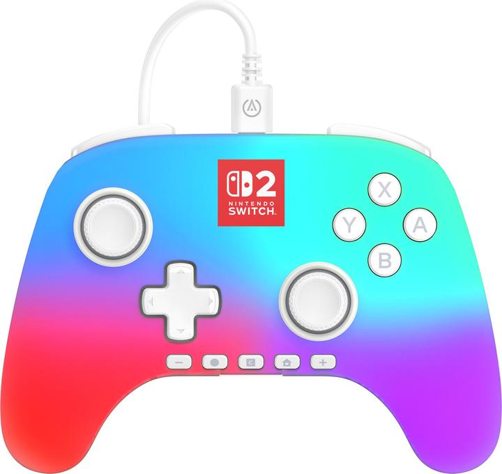 Actual product image PowerA NSW2 Controller Advantage wired Lumectra white (Switch 2)