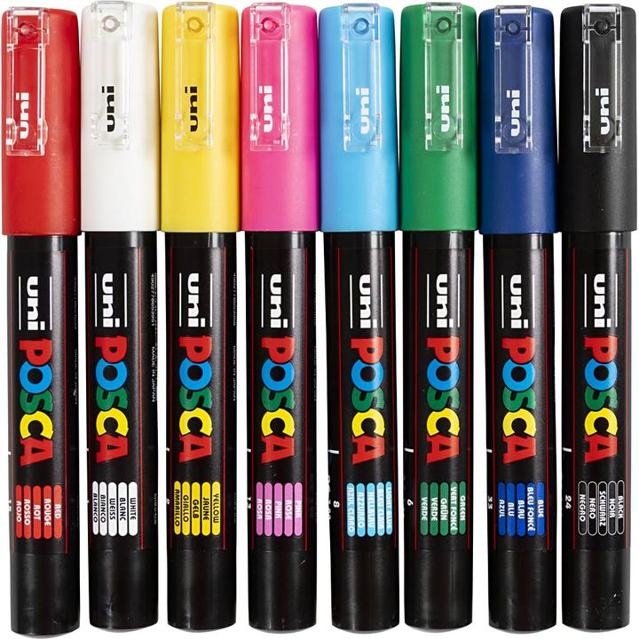 Actual product image Posca Marker UNI PC-1MC 8er Set (8x)