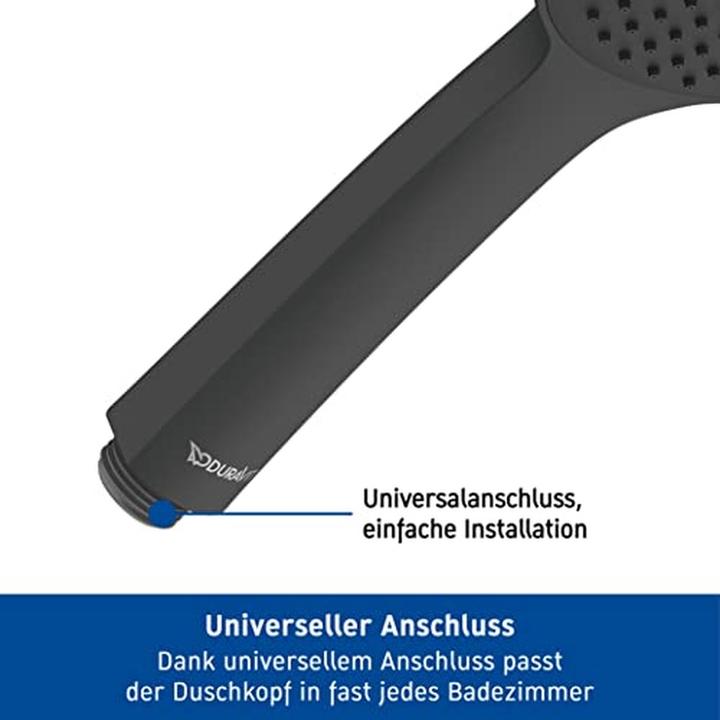 Actual product image Duravit Shower set black matt (1 Beam types, 19.50 l/min)