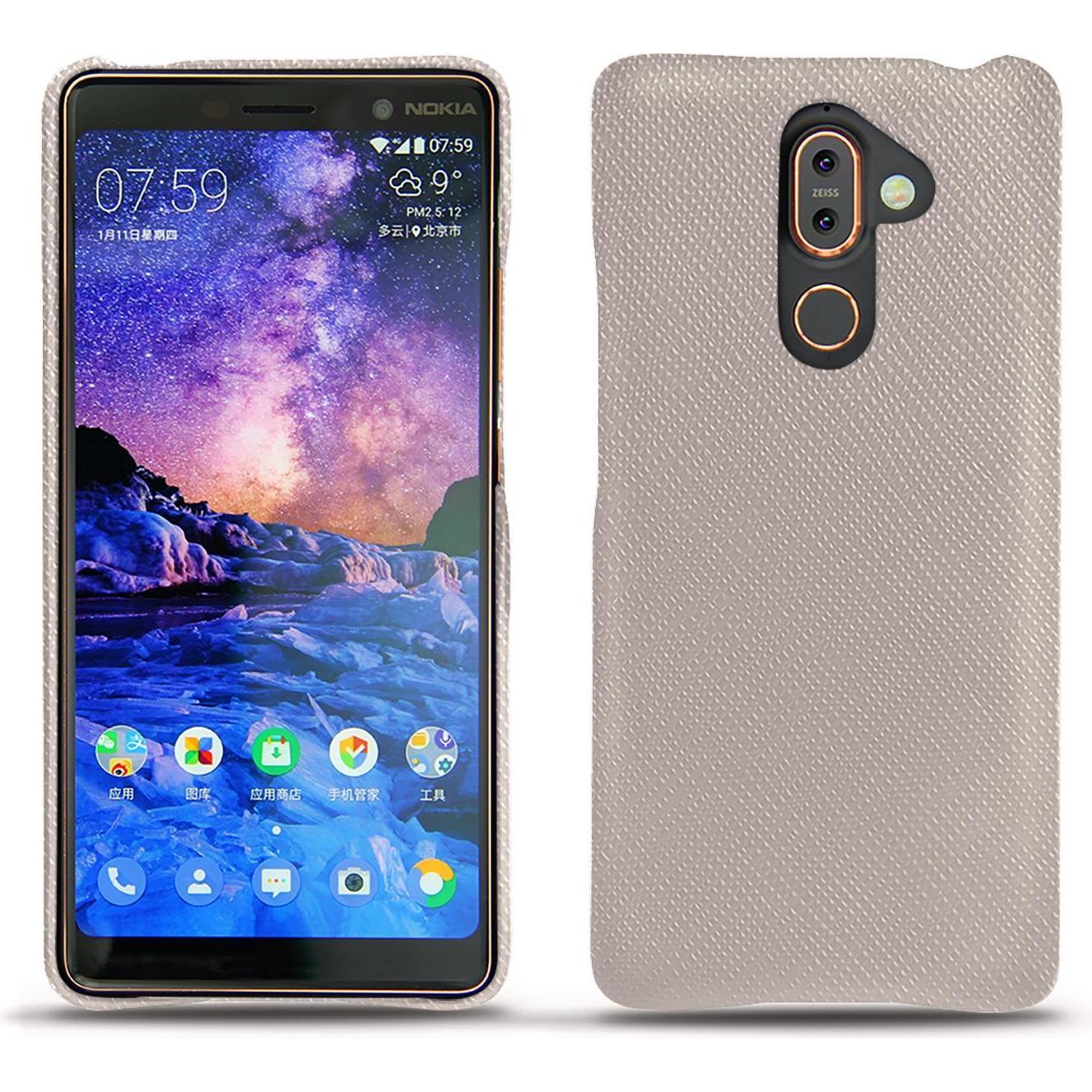 Noreve Lederschutzhülle (Apple iPhone 7 Plus), Smartphone Hülle, Beige