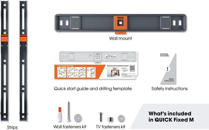Actual product image Vogels TVM 1405 FIXED MEDIUM (Wall, 50 kg, 32" - 77")