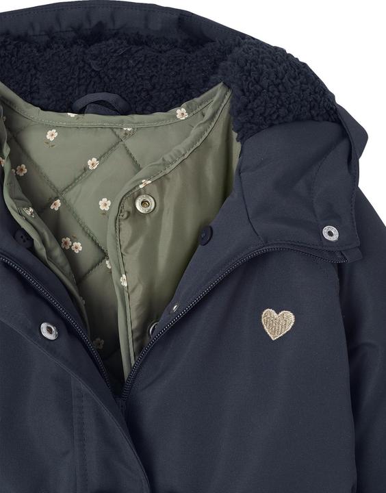 Actual product image Vertbaudet Mädchen 3-in-1-Parka mit Kapuze und Steppweste, Recycling-Wattierung (116)