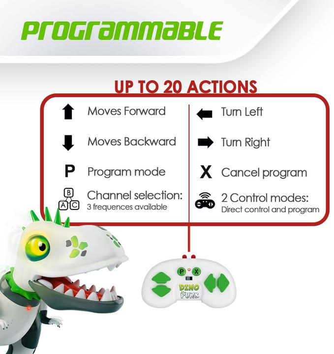 Produktbild Xtrem Bots Ferngesteuerter Dinosaurier-Roboter für Kinder