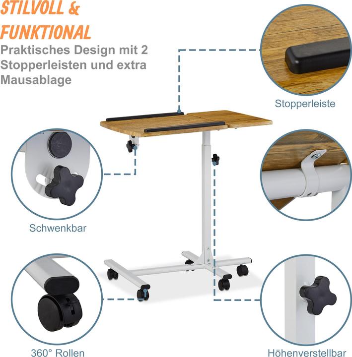 Actual product image Relaxdays Laptop table
