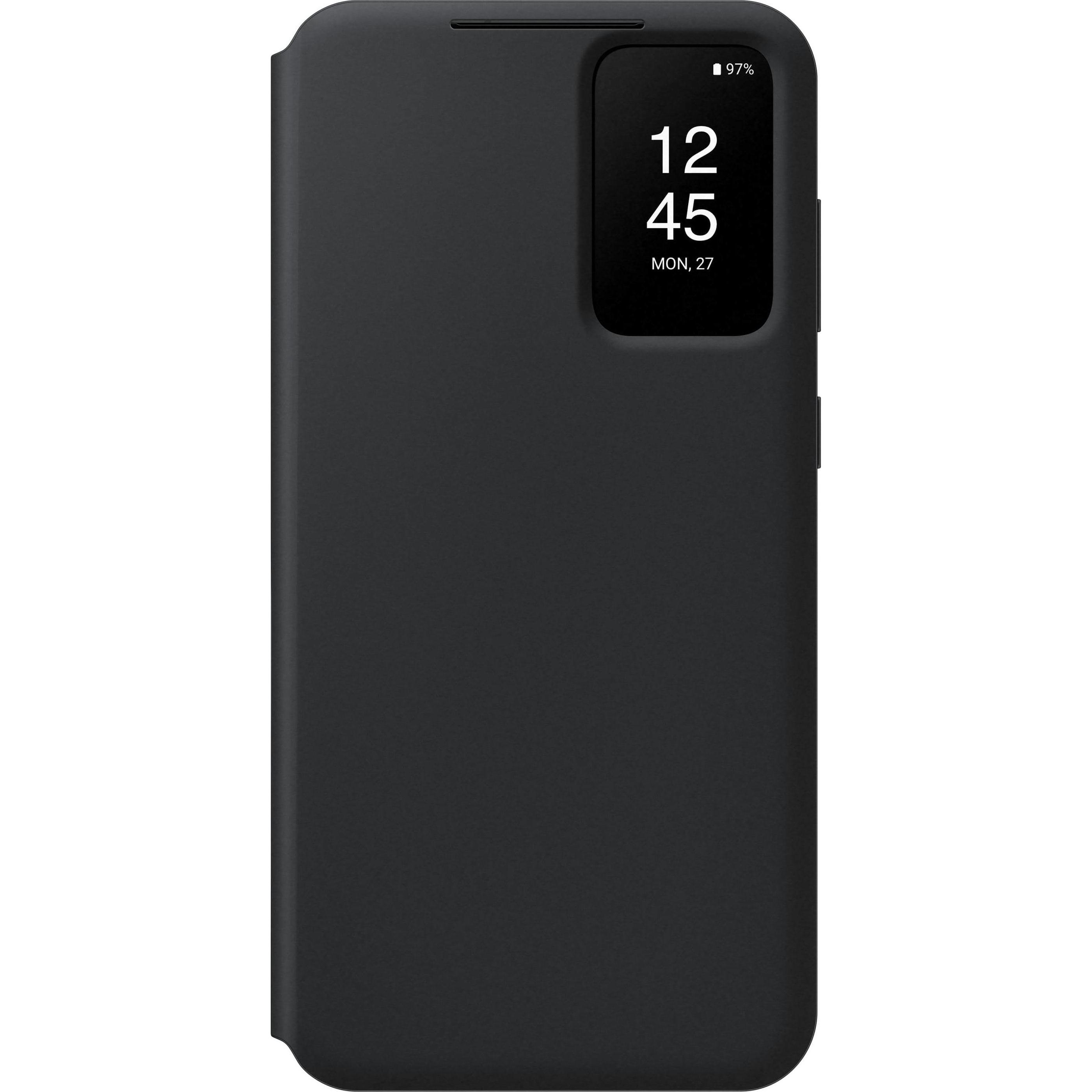 Samsung Smart View Wallet Case (Samsung Galaxy S23+), Smartphone Hülle, Schwarz