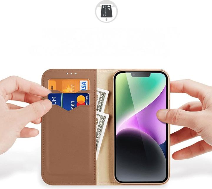 Actual product image Dux Ducis iPhone 15 - HIVO Series case brown (Apple iPhone 15)