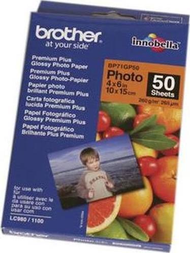 Image du produit Brother Premium Plus Glossy (260 g/m², 10 x 15 cm, 50 pcs)