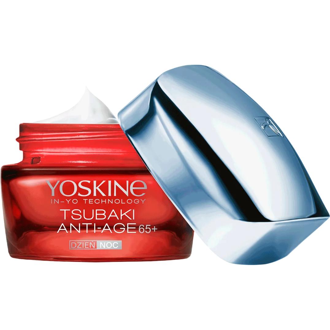 Yoskine, Crema viso, Tsubaki 65+ Crema Antirughe Giorno e Notte (50 ml, Crema da giorno, Crema notte)