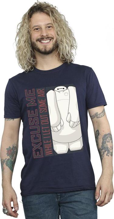 Immagine prodotto Disney Big Hero 6 Baymax Excuse Me Some Air Maglietta Uomo (XL)