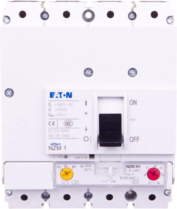 Immagine prodotto Eaton Moeller) Interruttore automatico NZMN1-4-A80