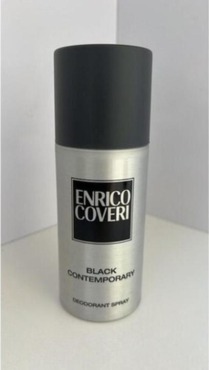 Actual product image Enrico Coveri Black Contemporary Deodorant 150 Milliliters Spray (Spray, 150 ml)