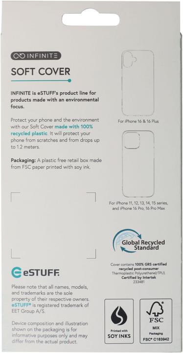 Produktbild eSTUFF INFINITE (GRS) VIENNA iPhone (Apple iPhone 16e)