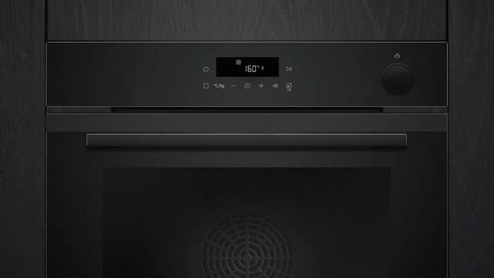 Produktbild Siemens iQ300, Einbau-Backofen mit Dampfunterstützung, 60 x 60 cm, Deep black inox, HR232GEB3