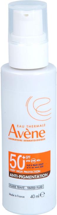 Produktbild Avène Anti-Pigmentation getöntes Fluid LSF 50+ für empfindliche Haut, 40 ml Lösung (Sonnencreme, SPF 50+, 40 ml)
