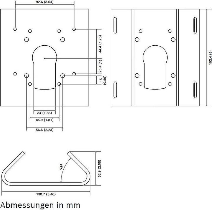 Actual product image Bosch Security Systems NDA-U-PMAS surveillance camera accessories mounting (Mounting kit)