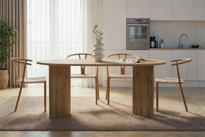 Actual product image Skye Decor Sablin Dining Table (180 x 75 x 75 cm)