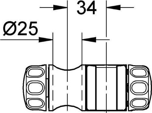 Actual product image Grohe Sliding element 25 mm