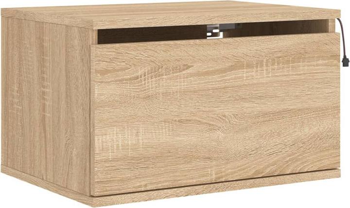 Immagine prodotto VidaXL Comodini a parete con luci LED 2 pezzi (50 x 36 x 30 cm)
