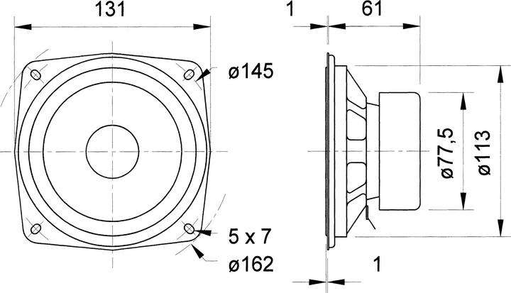 Immagine prodotto Visaton Altoparlante HiFi full-range SC 13