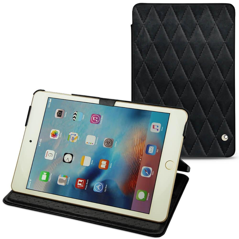 Noreve Lederschutzhülle horizontal (IPad Mini 4), Tablet Hülle, Grau